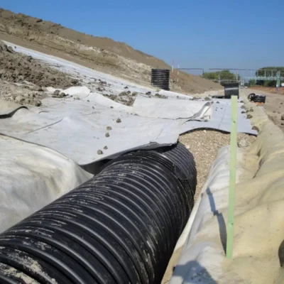 Custom Geocomposite Fin Drain